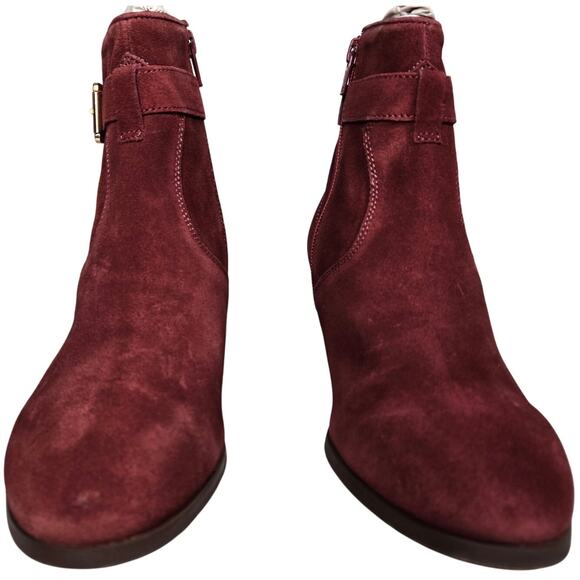 Diba Sleek Burgundy Suede Bootie 8.5 NWT - Picture 3 of 14